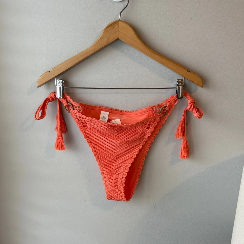 NWT Aerie Crochet‎ String Bikini Bottom Cheekiest